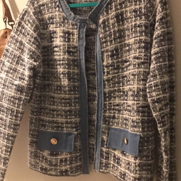 Sweater blazer never worn sz Lg - Picture 2 of 5